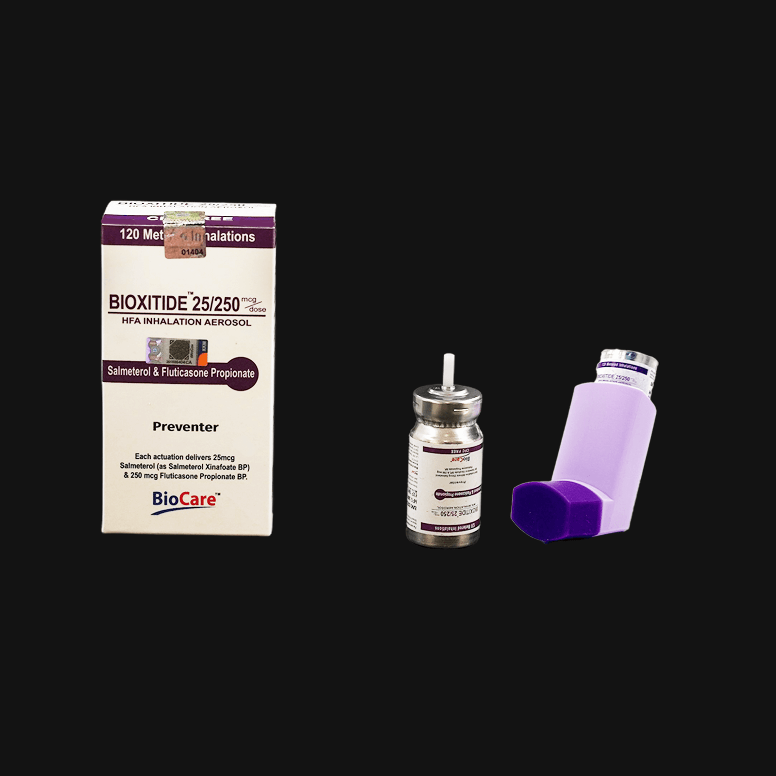 BIOXITIDE 25/125 mcg/dose